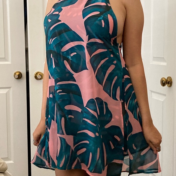 Show Me Your Mumu Byron Dress in Palms Away - Picture 6 of 7